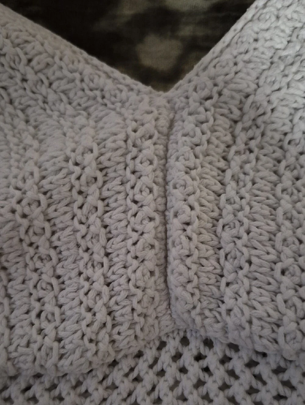 Hollister White Crochet Bralette